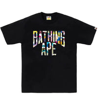 BAPE Multi Camo NYC Logo Tee Black/Multicolor