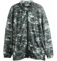 BAPE Multi Pixel Camo Mesh Hoodie Jacket Black