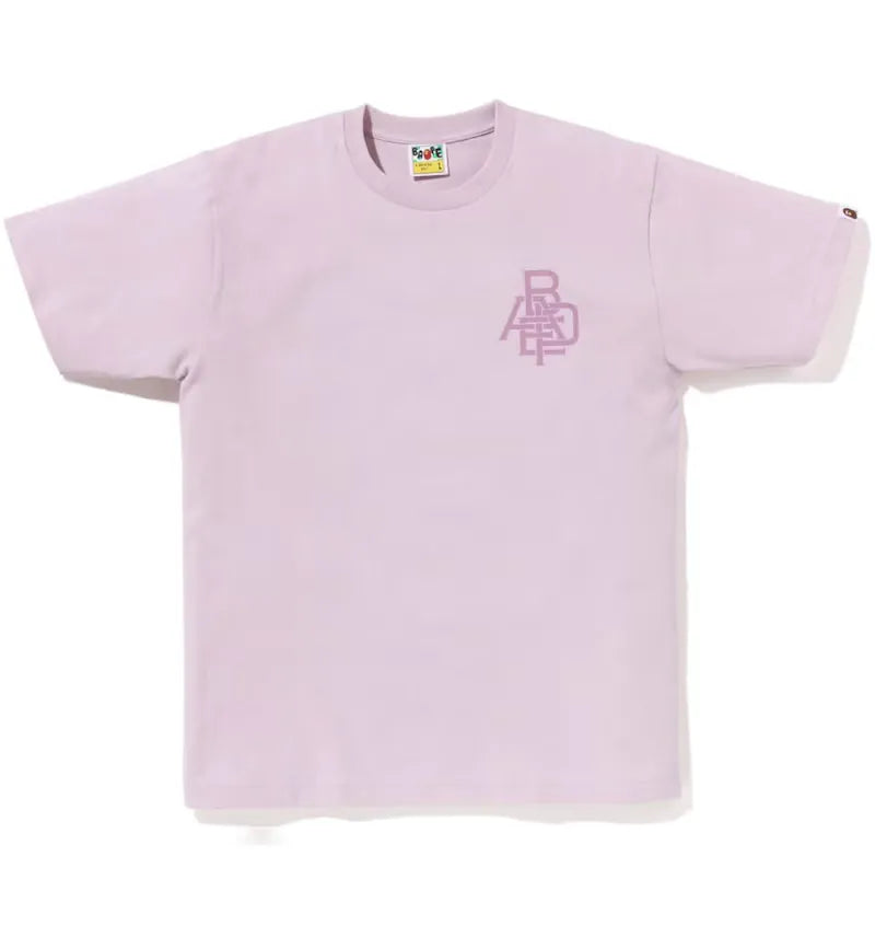 BAPE Pigment Bape Logo Tee Purple - vue 360