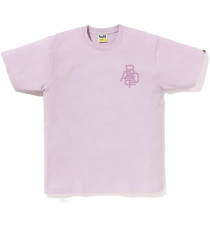 BAPE Pigment Bape Logo Tee Purple - authentic BAPE product