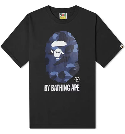 BAPE Premium Happy New Year Color Camo Ape Head Tee Black - authentic BAPE product