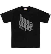 BAPE Reflector Equipment Center Logo Tee Black