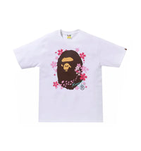 BAPE Sakura Ape Head Tee (SS24) White
