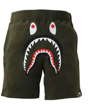 BAPE Shark Sweat Shorts Olivedrab