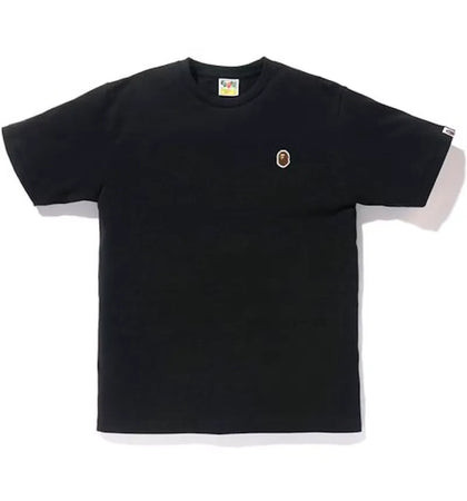 BAPE Silicon Ape Head One Point Tee Black - authentic BAPE product