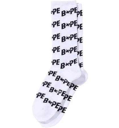 BAPE Sta Socks White - authentic BAPE product