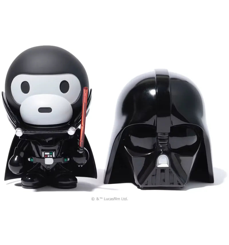 BAPE Star Wars x Baby Milo VCD Darth Vader Black - vue 360