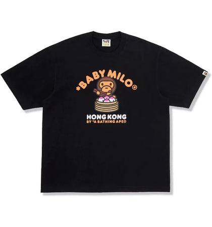 BAPE Store Hong Kong 16th Anniversary Baby Milo Tee Black - authentic BAPE product
