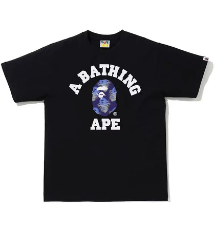 BAPE Storm College Tee Black/Purple - authentic BAPE product