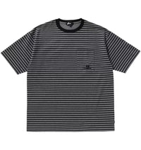 BAPE Stripe Print I Tee Black