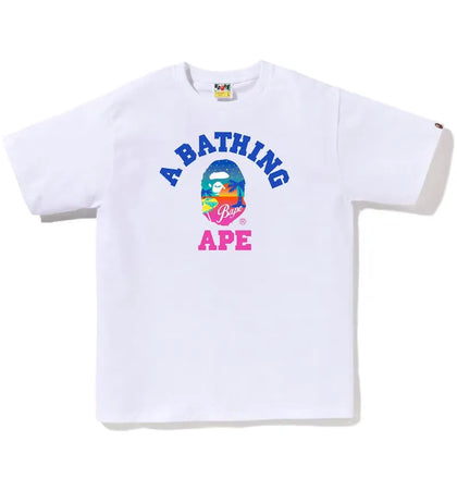 BAPE Sunset Beach Tee White - authentic BAPE product