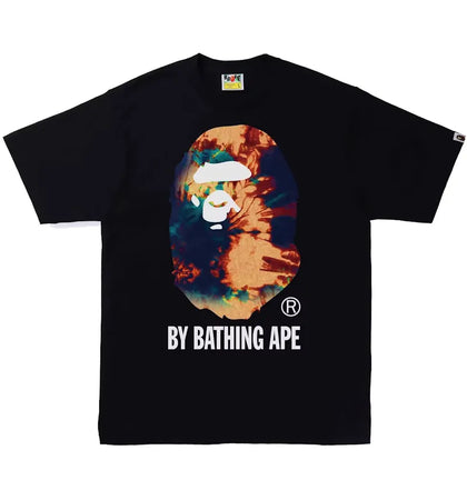 BAPE Tie Dye By Bathing Ape Tee Black/Navy - authentic BAPE product