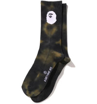 BAPE Tie Dye Socks Black