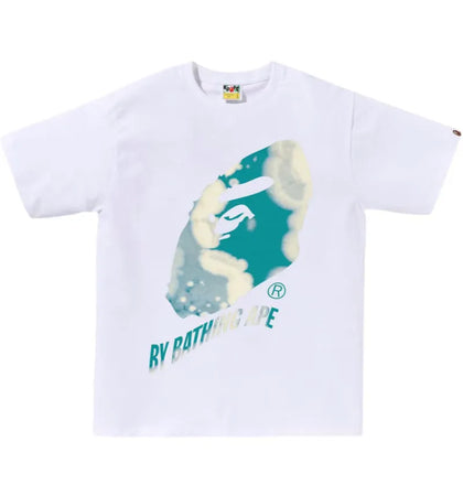 BAPE Tie Dye Twist By Bathing Ape Tee White - authentic BAPE product