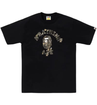 BAPE Tree Edge Camo College Tee Black/Brown