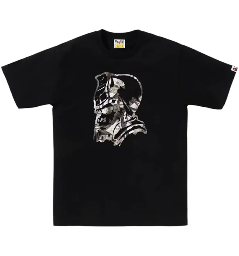 BAPE Tree Edge Camo General Tee Black - vue 360