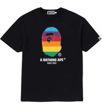 BAPE Women's Crystal Ape Head Oversized Tee Black
