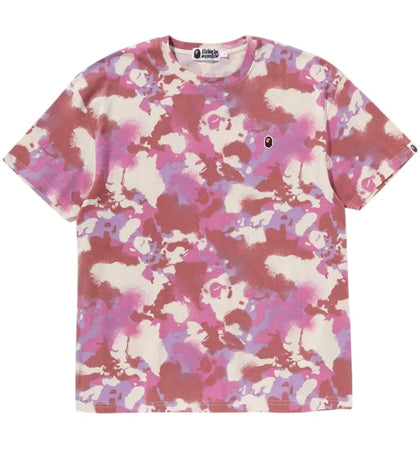 BAPE Women's Map Camo Oversized Tee Pink - authentic BAPE product