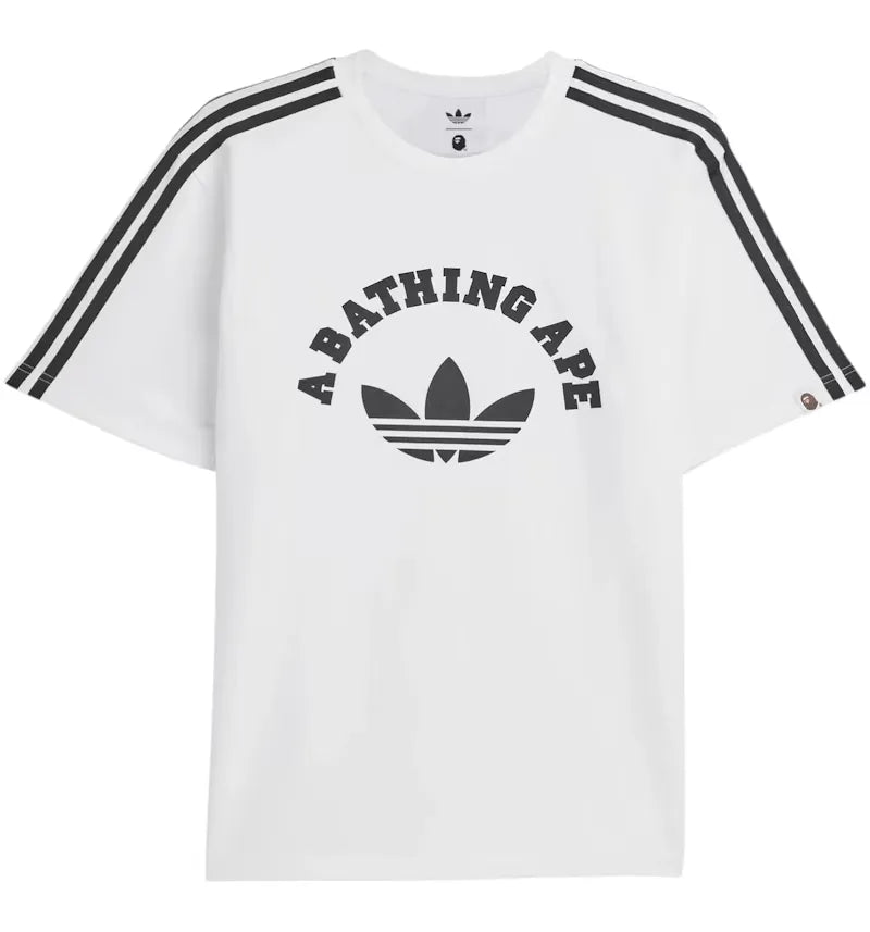 BAPE x adidas Tee White/Black - vue 360