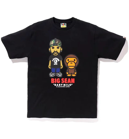 BAPE x Big Sean Baby Milo Tee Black - authentic BAPE product