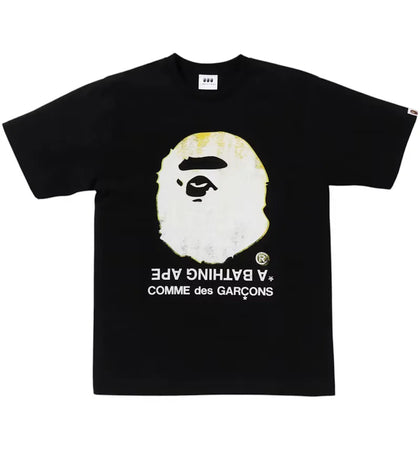 BAPE x Comme des Garcons Osaka Big Ape Head Tee (SS26) Black - authentic BAPE product
