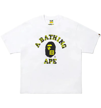 BAPE x CR7Life Ronaldo College Tee White - authentic BAPE product