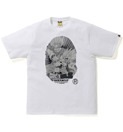 BAPE x Dragon Ball Z Big Ape Head Tee White - authentic BAPE product