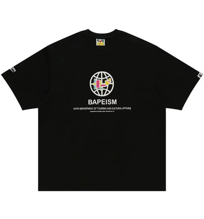 BAPE x KidSuper Bapeism Logo Tee Black - authentic BAPE product