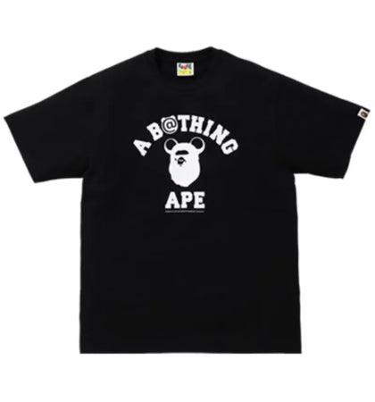BAPE x Medicom Toy College Bear Tee (FW20) Black - authentic BAPE product