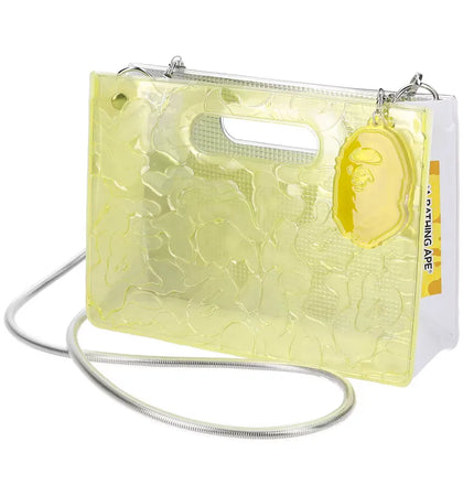 BAPE x nana-nana A5 Horizontal Bag Yellow Harajuku Kids Store Exclusive - authentic BAPE product