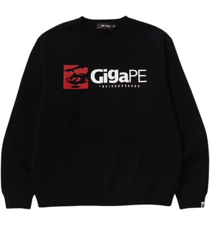 BAPE x Neighborhood Gigape Crewneck Black - authentic BAPE product