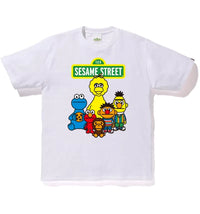 BAPE x Sesame Street Characters Tee #1 White