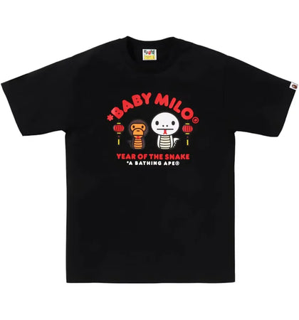 BAPE Year Of The Snake Baby Milo Tee Black - authentic BAPE product