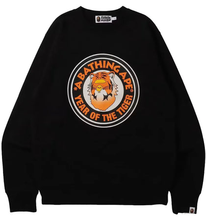 BAPE Year of the Tiger Crew Black - authentic BAPE product