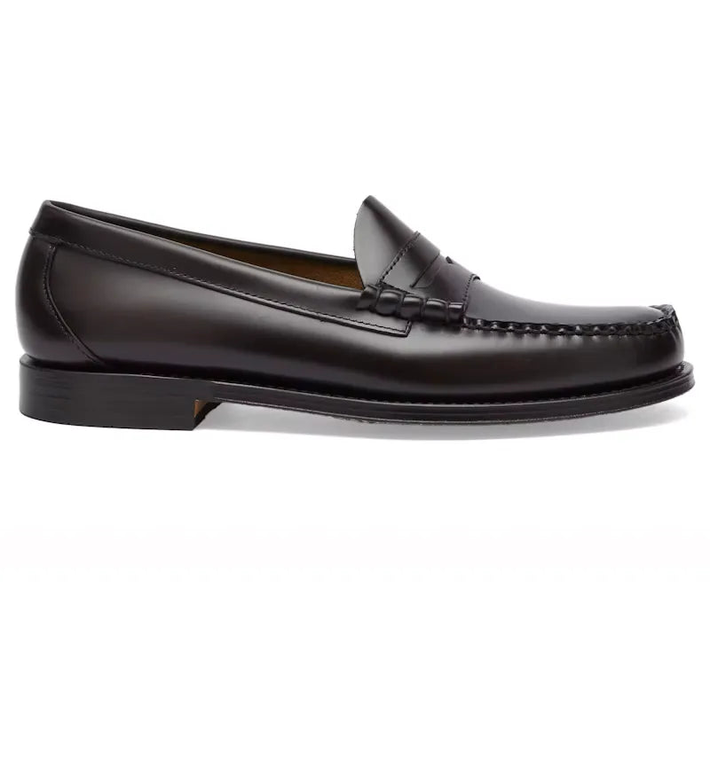 Bass Weejuns Larson Penny Loafer Chocolate Leather - vue 360