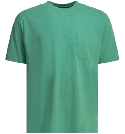 Beams Plus Grandelle Crewneck T-shirt Green - authentic Beams Plus apparel