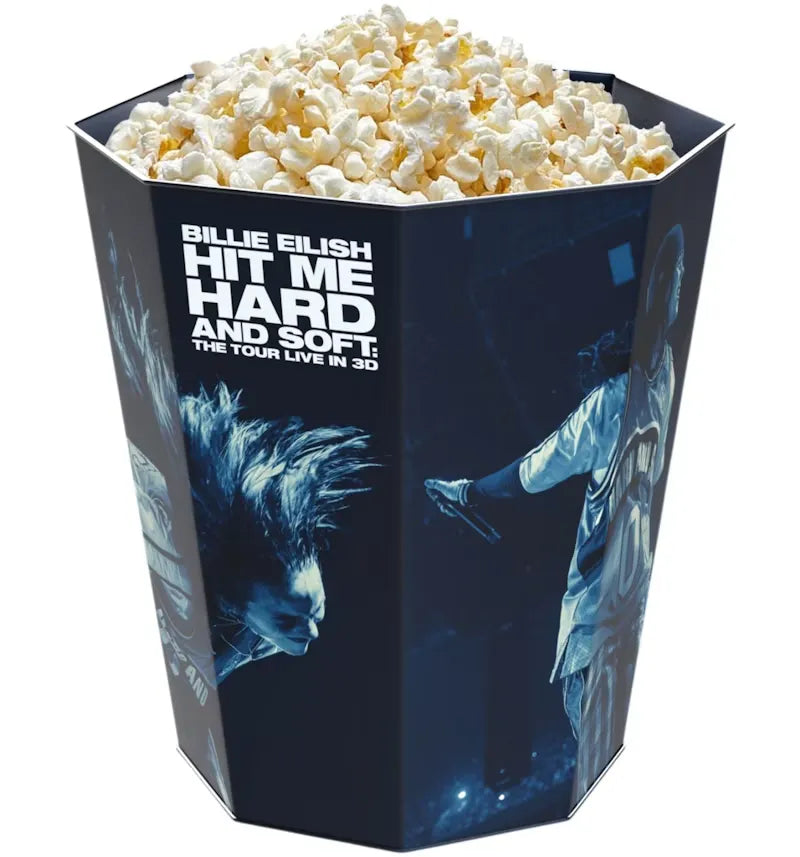 Billie Eilish Hit Me Hard and Soft Popcorn Bucket - vue 360