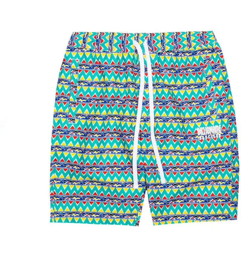 Billionaire Boys Club Bel Air Shorts Green/White - vue 360