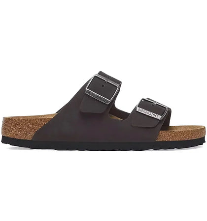 Birkenstock Arizona Soft Footbed Nubuck Leather Black - authentic Birkenstock sneakers