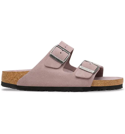Birkenstock Arizona Soft Footbed Suede Leather Faded Purple Tonal - authentic Birkenstock sneakers