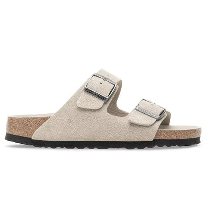 Birkenstock Arizona Soft Footbed Suede Leather Oyster Tonal - authentic Birkenstock sneakers
