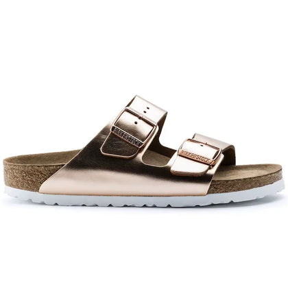 Birkenstock Arizona Softbed Metallic Copper (Women's) - authentic Birkenstock sneakers