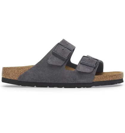 Birkenstock Arizona Suede Leather Velvet Grey - authentic Birkenstock sneakers