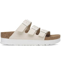 Birkenstock Florida Vegan Flex Platform Birko-Flor Eggshell (Women's)