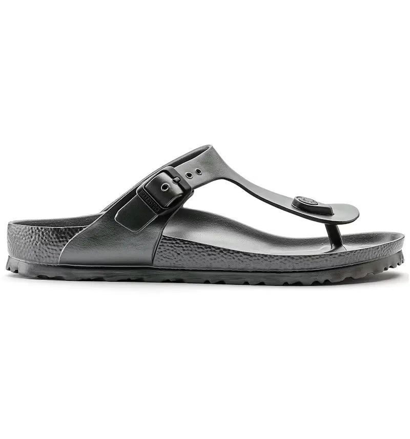 Birkenstock Gizeh Essentials EVA Metallic Anthracite - vue 360