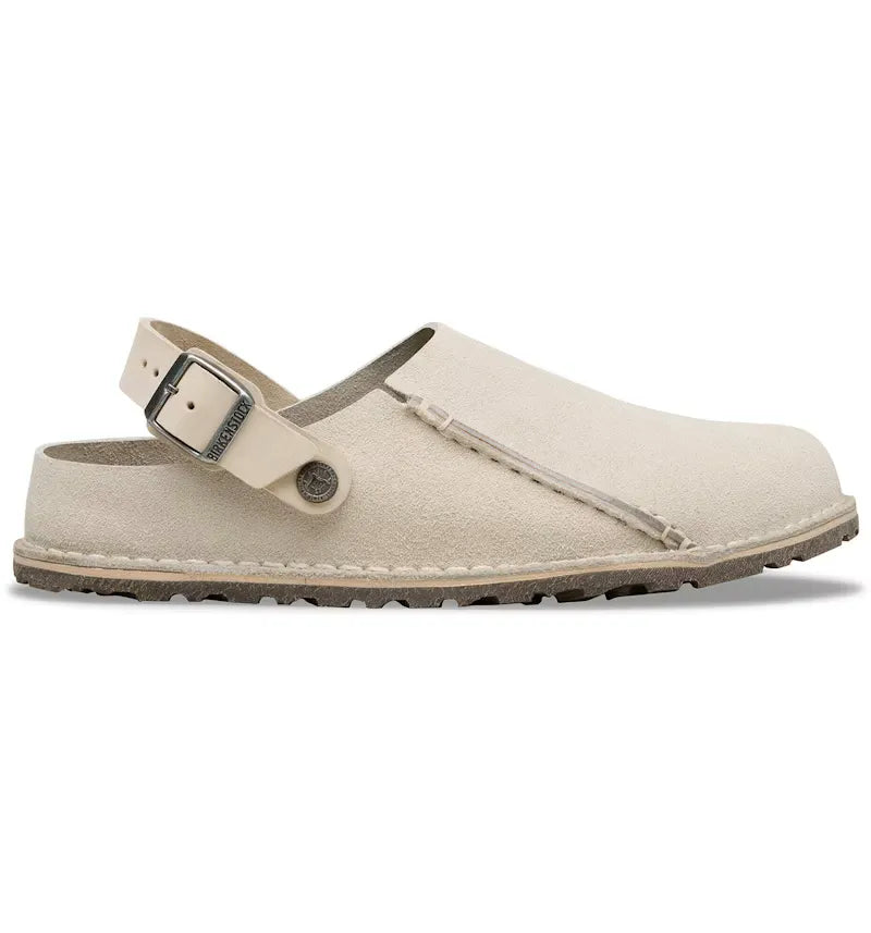 Birkenstock Lutry Premium Suede Oyster - vue 360