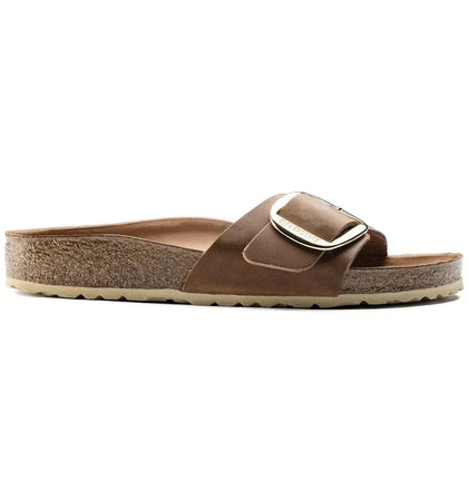 Birkenstock Madrid Big Buckle Oiled Leather Cognac - authentic Birkenstock sneakers