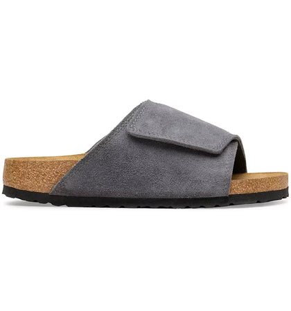 Birkenstock Solana Suede Leather Charcoal - authentic Birkenstock sneakers