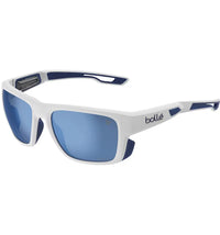 Bolle White Matte Navy / Volt+ Offshore Polarized (BS035002-FR) Bolle Airdrift Sunglasses White Matte Navy / Volt+ Offshore Polarized (BS035002-FR)