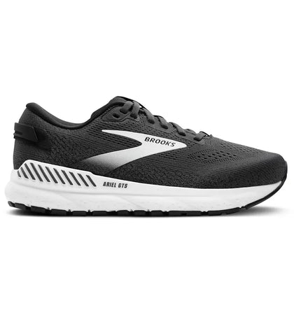 Brooks Ariel GTS 24 Ebony Black White (Women's) - authentic Brooks sneakers